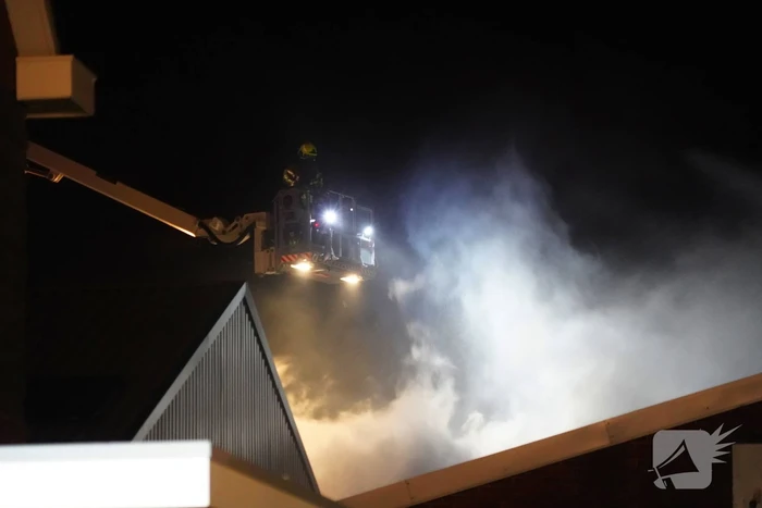 Ontruiming wegens uitslaande brand