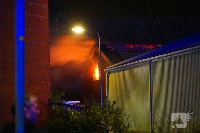 Ontruiming wegens uitslaande brand