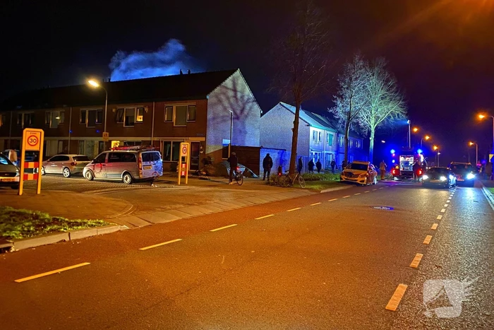 Schuur door brand verwoest