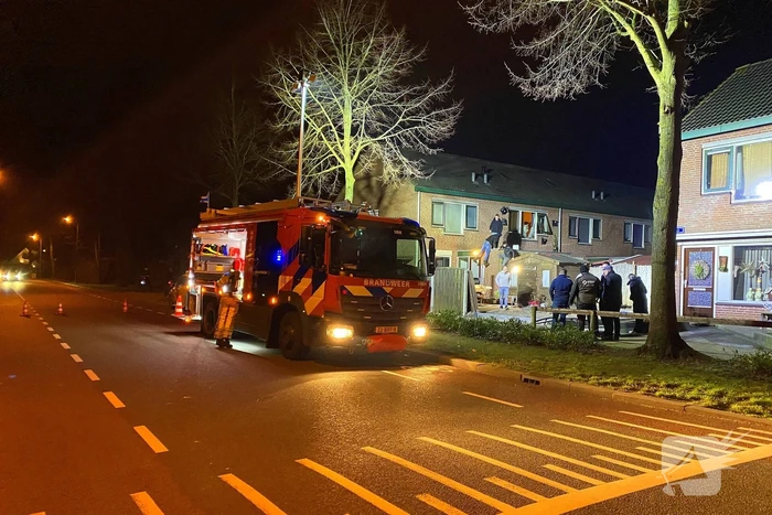 Schuur door brand verwoest