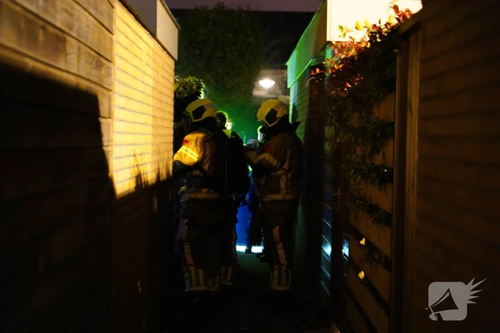 Woningen beschadigd door brand in bijgebouw