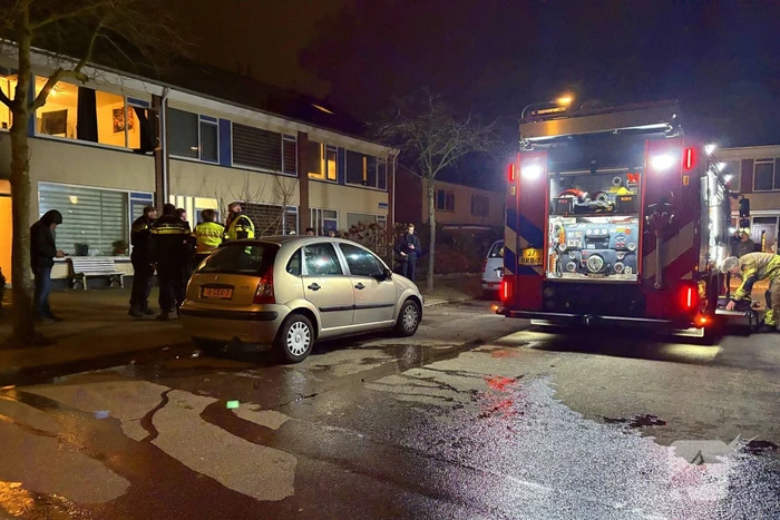 Brand in bosschage dichtbij woning