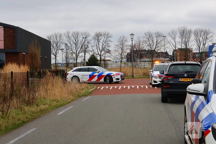 Fietser geschept door automobilist