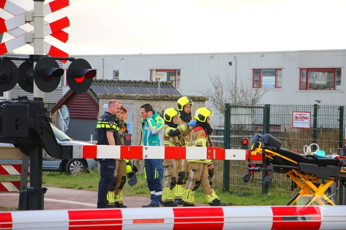Ernstige aanrijding op spoorwegovergang