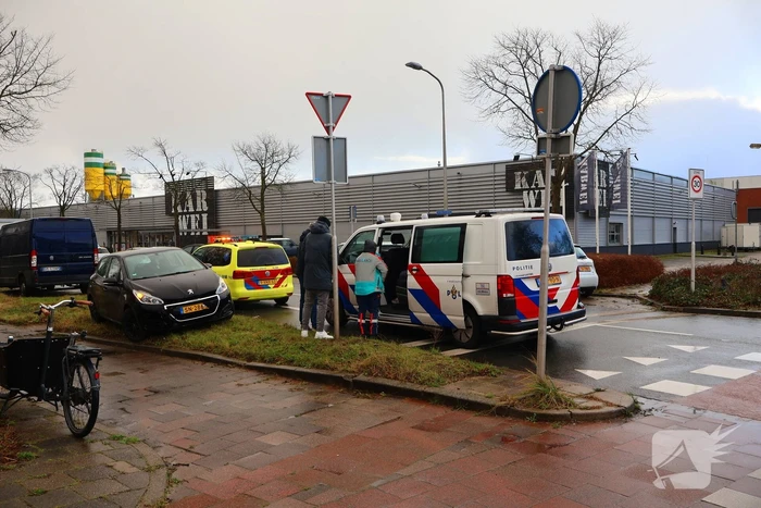 Personenwagen en bakfiets betrokken bij ongeval