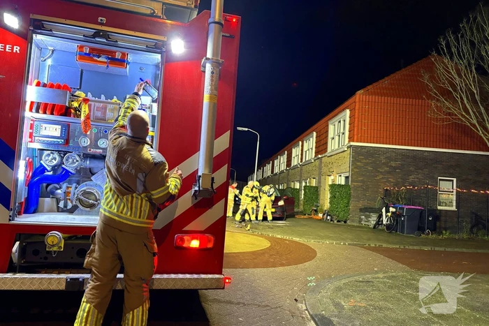 Autobrand snel onder controle