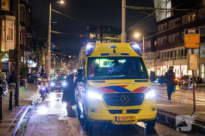 Persoon geschept bij tramhalte