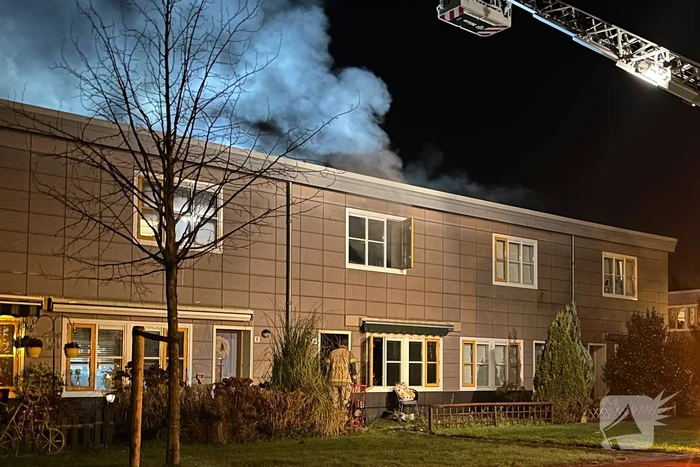 Flinke schade en woning vol rook door brand