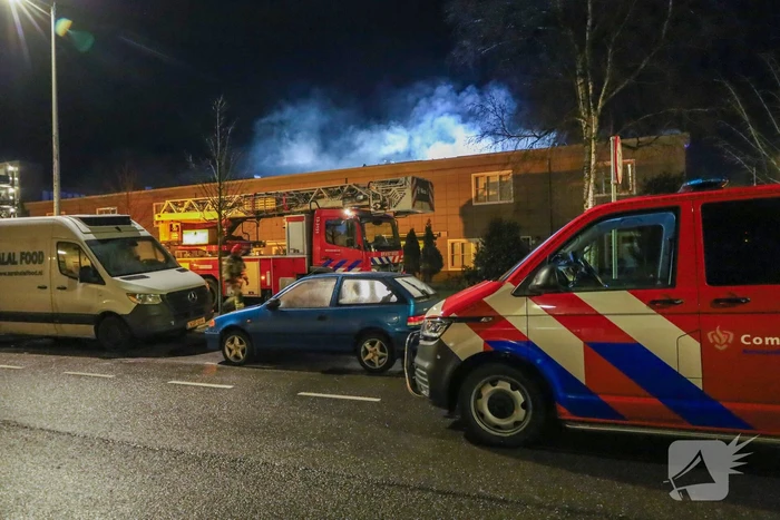 Flinke schade en woning vol rook door brand