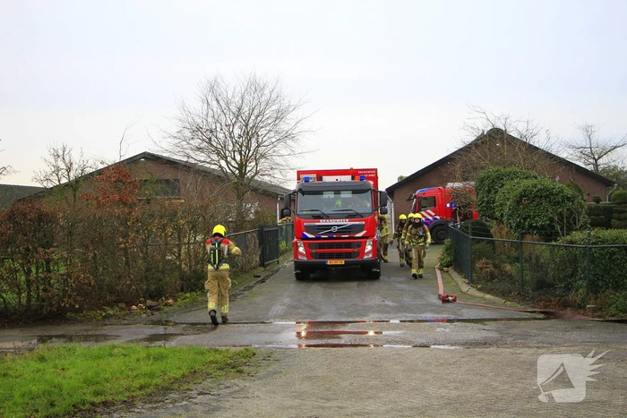Grote brand in stal