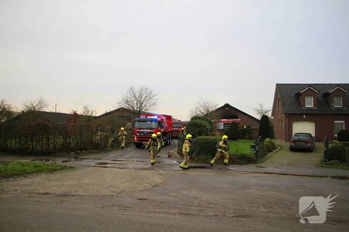 Grote brand in stal
