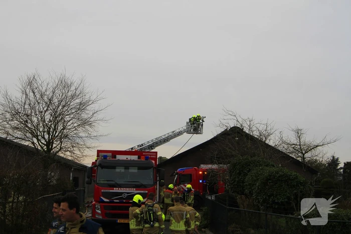 Grote brand in stal