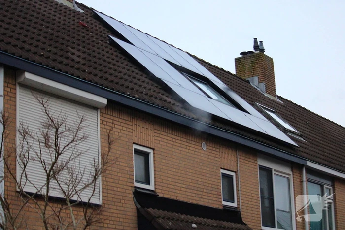 Brand in dak blijkt condensvorming