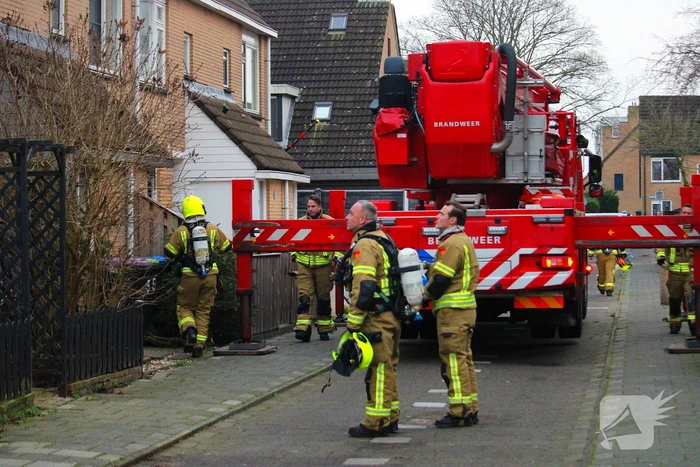 Brand in dak blijkt condensvorming