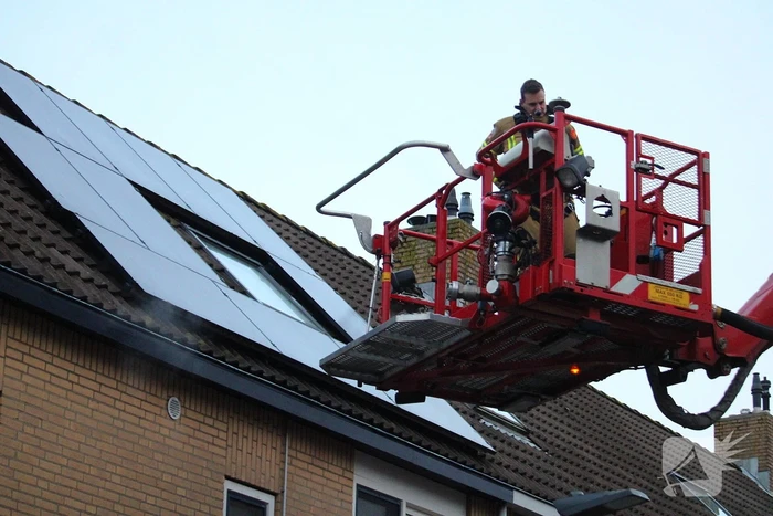 Brand in dak blijkt condensvorming