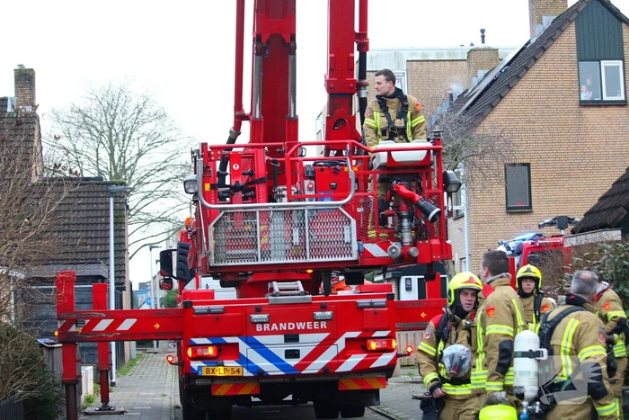 Brand in dak blijkt condensvorming