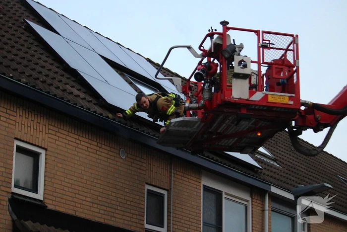Brand in dak blijkt condensvorming