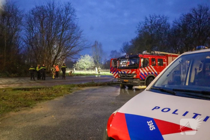 Brandmelding bij onderkomen dakloze