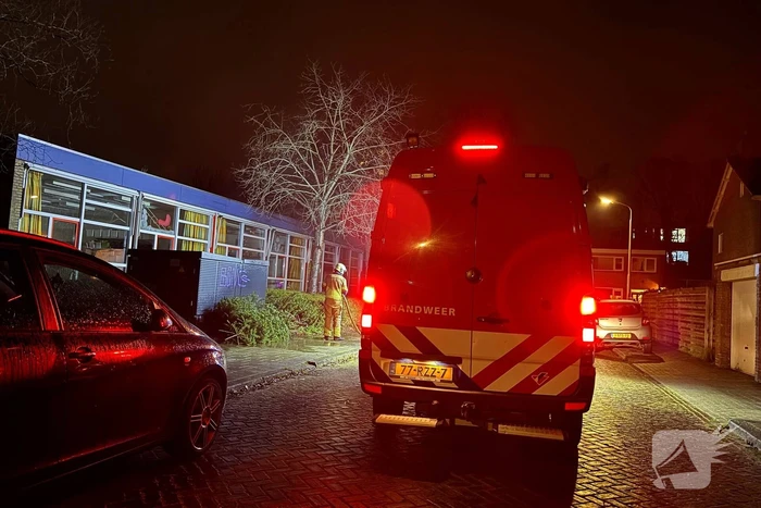 Kerstboom in brand snel geblust