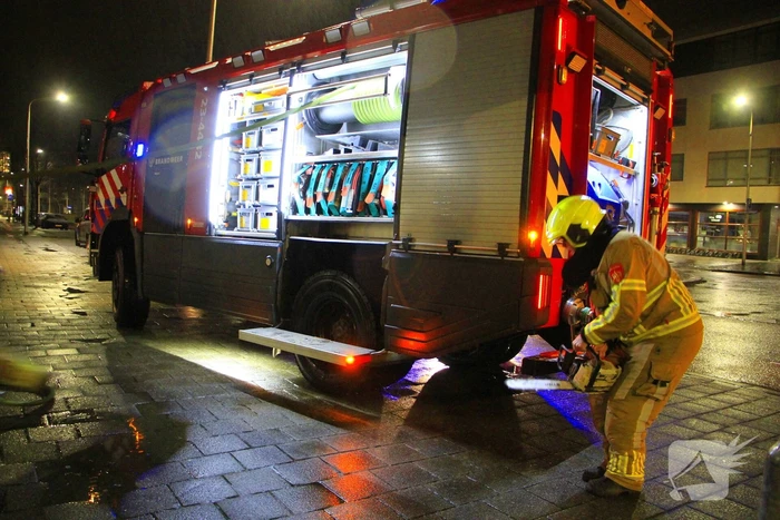 Veel rookontwikkeling bij keukenbrand