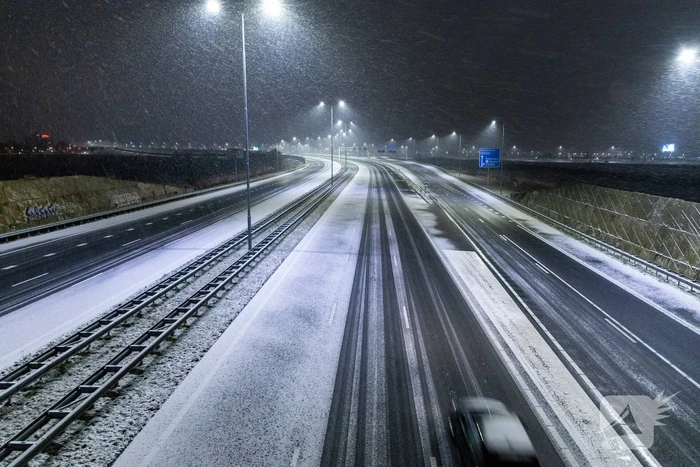 Eerste grote sneeuwval van de winter