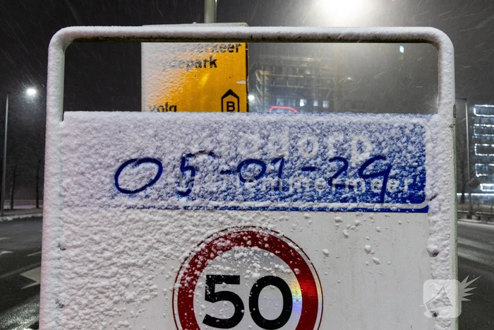 Eerste grote sneeuwval van de winter