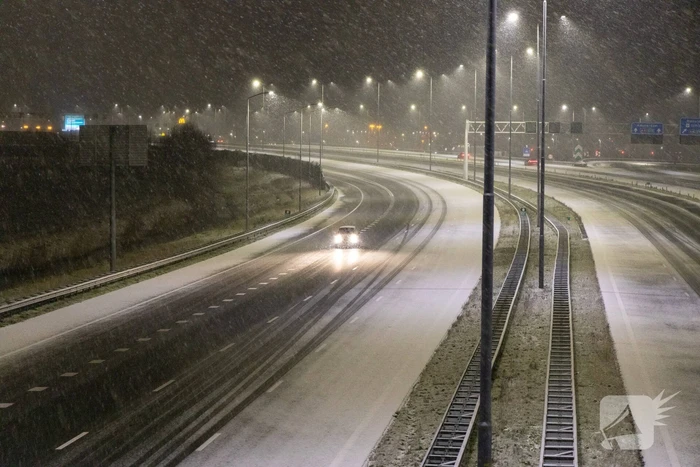Eerste grote sneeuwval van de winter