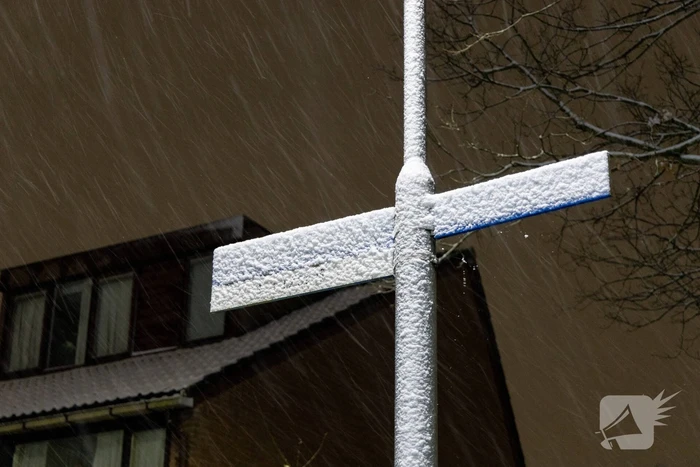 Eerste grote sneeuwval van de winter
