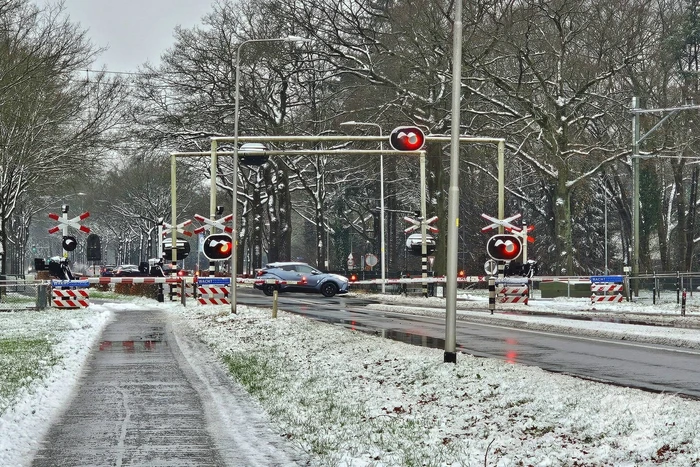 Omleiding door gesloten spoorwegovergangen