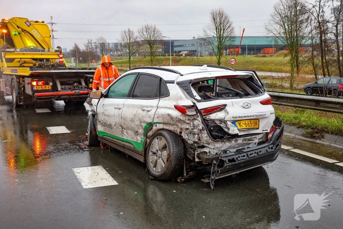Meerdere voertuigen betrokken bij ongeval