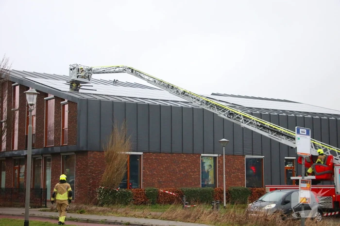 Losgeraakte zonnepanelen veilig verwijderd