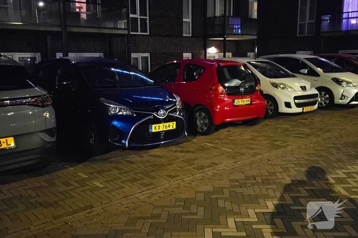 Meerdere banden lek gestoken, politie houdt verdachte aan