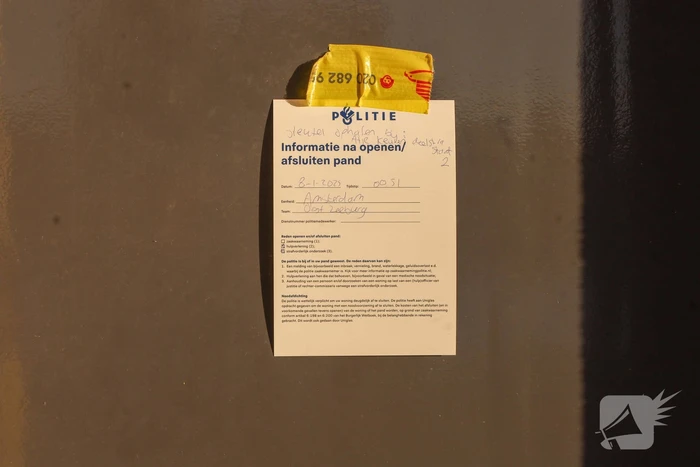 Politie doet onderzoek naar explosie