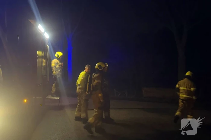 Buitenbrand bij een hekwerk
