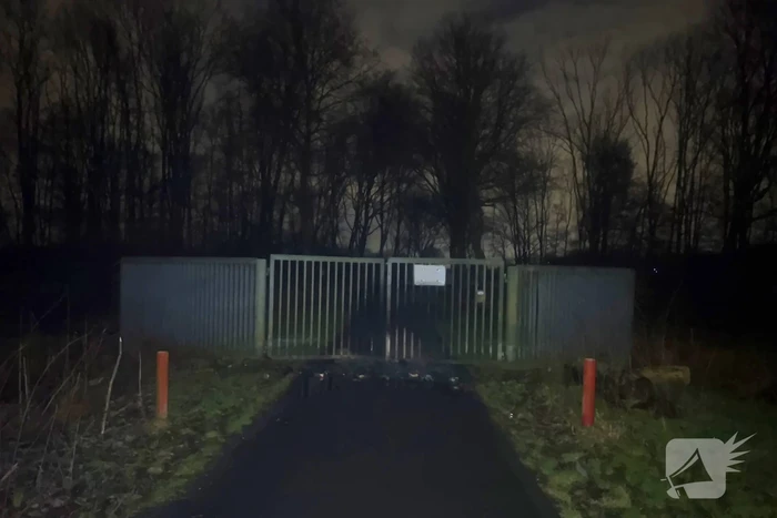 Buitenbrand bij een hekwerk
