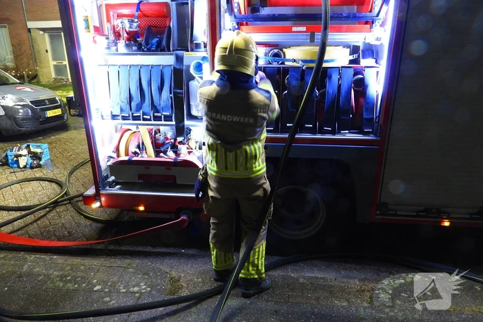 Brandweer ingezet bij woningbrand