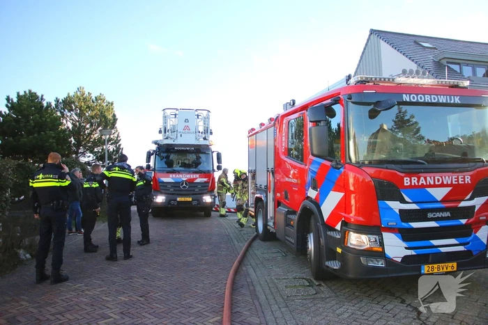 Veel rookontwikkeling bij brand in kantoorpand