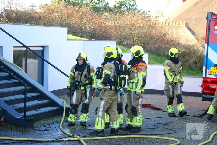 Veel rookontwikkeling bij brand in kantoorpand
