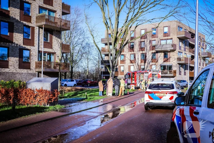 Personenwagen verwoest door brand