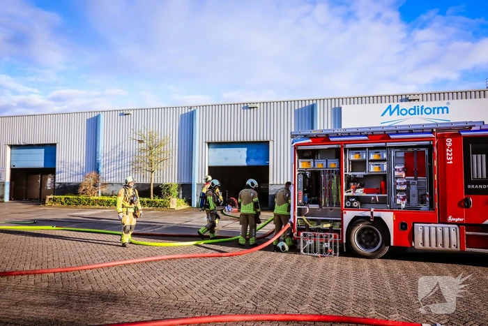 Brand bij verpakkingsbedrijf