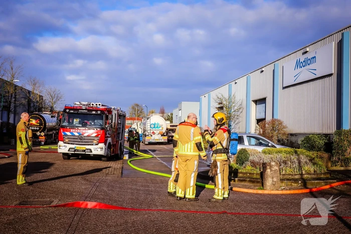 Brand bij verpakkingsbedrijf
