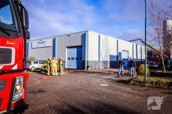 Brand bij verpakkingsbedrijf