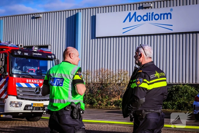 Brand bij verpakkingsbedrijf