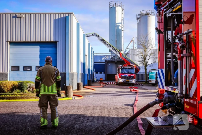 Brand bij verpakkingsbedrijf