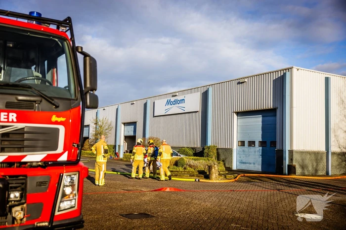 Brand bij verpakkingsbedrijf