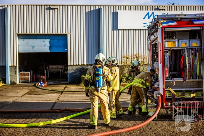 Brand bij verpakkingsbedrijf