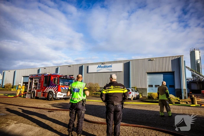 Brand bij verpakkingsbedrijf