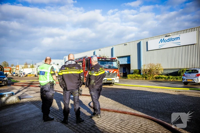 Brand bij verpakkingsbedrijf