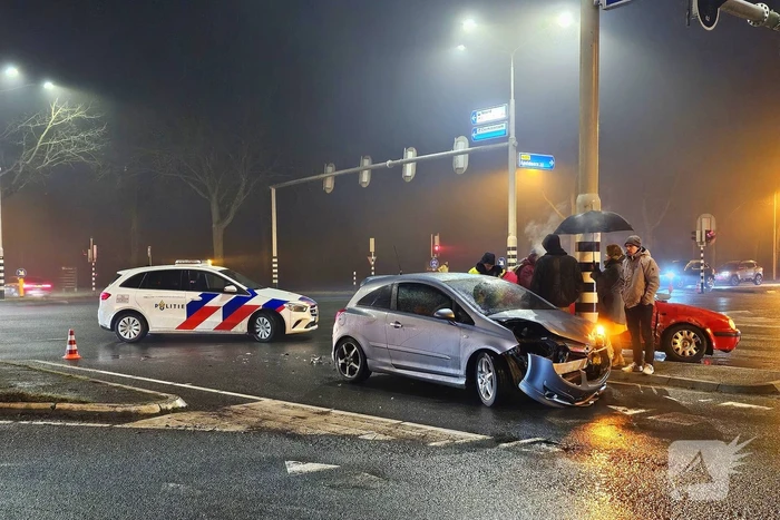 Verkeershinder door aanrijding met auto's