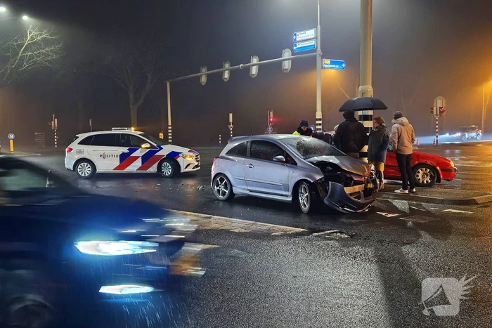 Verkeershinder door aanrijding met auto's
